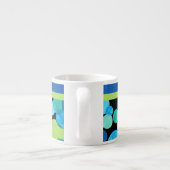 Espresso Mok met Blue Moons Pattern (Achterkant)