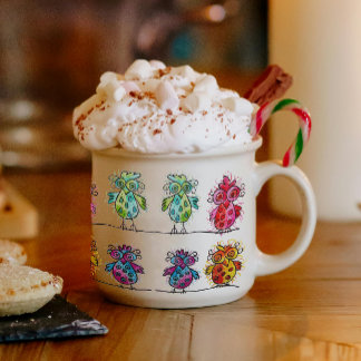 Espresso Mok (Whimsical Birds 01)