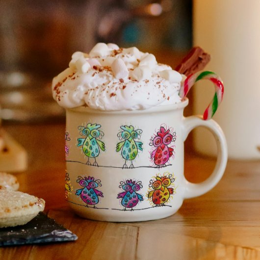 Espresso Mok (Whimsical Birds 01)