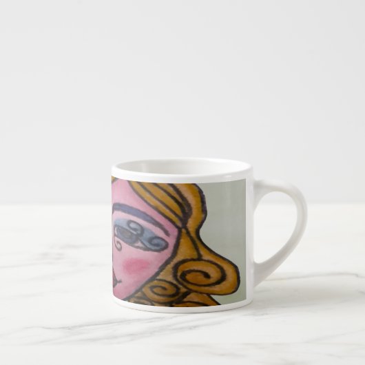 Espresso Mug (Femme lunaire 02) (Droite)
