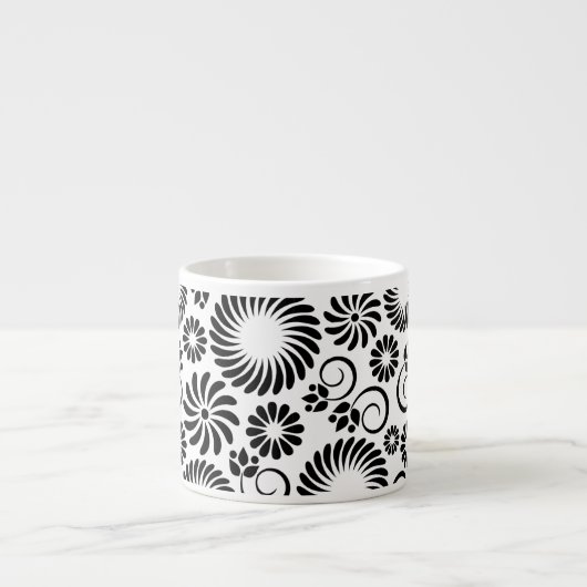 Espresso Mug noir et blanc (Devant)