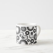 Espresso Mug noir et blanc (Devant droit)