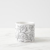 Espresso Mug noir et blanc (Devant)