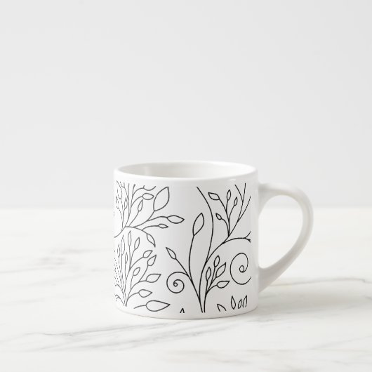 Espresso Mug noir et blanc (Droite)