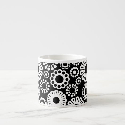 Espresso Mug noir et blanc (Devant)