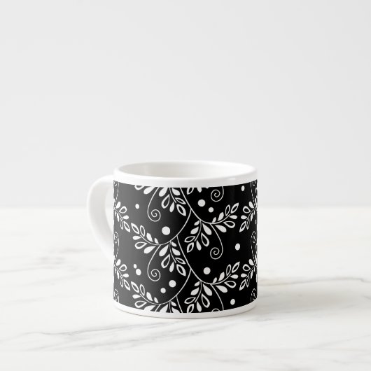 Espresso Mug noir rétro (Devant gauche)