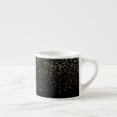 Espresso Mug Petite Golden Stars-Noir (Droite)