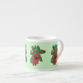 Espresso Mug : Poinsettia (Devant droit)