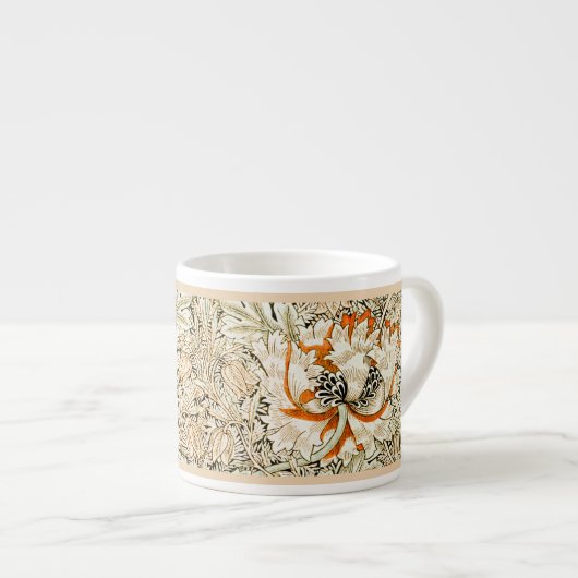 ESPRESSO MUG : WILLIAM MORRIS : HONEYSUCKLE (Devant droit)