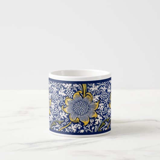 ESPRESSO MUG : WILLIAM MORRIS : KENNET (Devant)