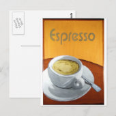 Espresso Painting Print Briefkaart (Voorkant / Achterkant)