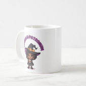 Espresso Patronum Witch Mug – Cute Witch with Bow  (Devant gauche)