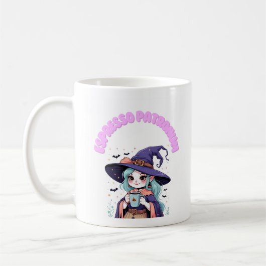 Espresso Patronum Witch Mug – Pastel Witch 11oz Ce Koffiemok (Links)