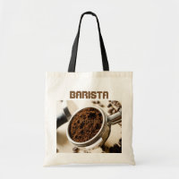 Espresso Portafilter, Ground Coffee, Barista