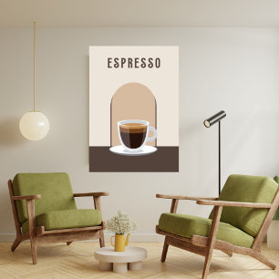 Espresso Retro café décoration maison Poster Impri