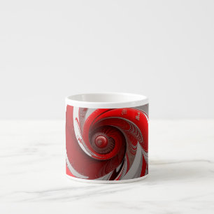 Espresso/rode wervel/speciale Mok