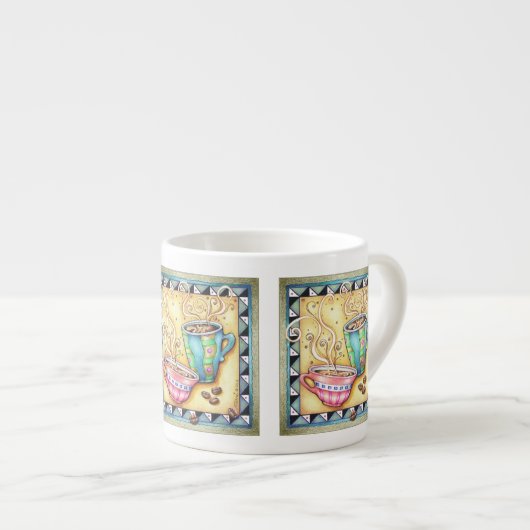 ESPRESSO & TASSES CHINOISES - CAFÉ ART COOL BEANS (Devant droit)