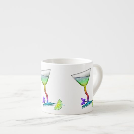 ESPRESSO & TASSES CHINOISES - PAPILLON MARTINI (Devant droit)
