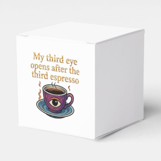 Espresso the key of my third eye bedankdoosjes (Voorkant Zijde)