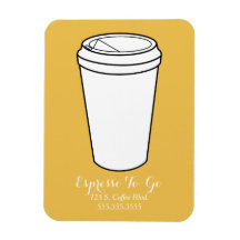 Espresso To-Go Business Moustard background