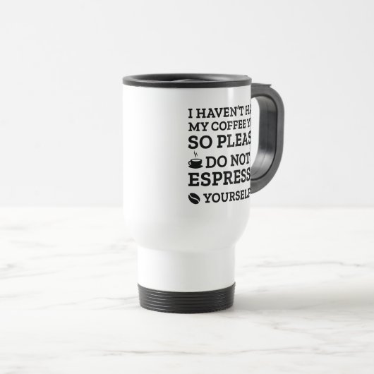 Espresso U zelf niet Reisbeker (Voorkant rechts)