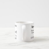 Espresso Uw eigen Mok (Achterkant)