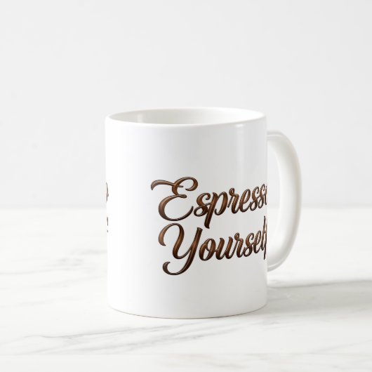 Espresso Uw eigen Mok (Voorkant rechts)