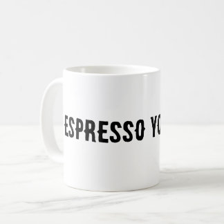Espresso uzelf koffiemok