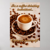 Espresso uzelf poster (Voorkant)