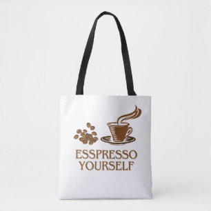Espresso voor jezelf Koffie-Cup Design Draagtas