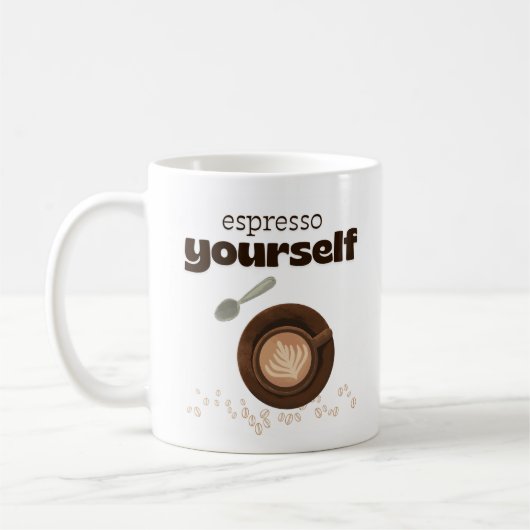 Espresso Yourself 325ml Coffee Mug (Gauche)