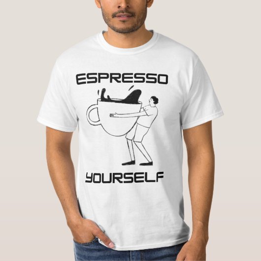 ESPRESSO YOURSELF - Drôle T-shirt Lover café (Devant)