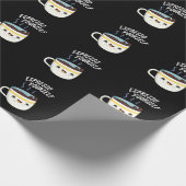 Espresso Yourself Funny Coffee Pun Cadeaupapier (Hoek)