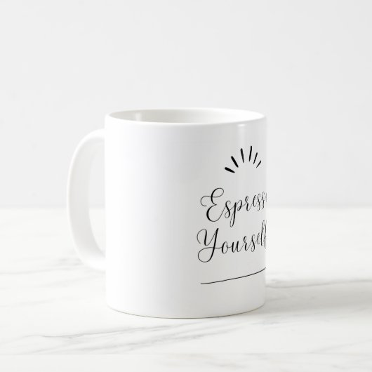 Espresso Yourself Mug (Devant gauche)