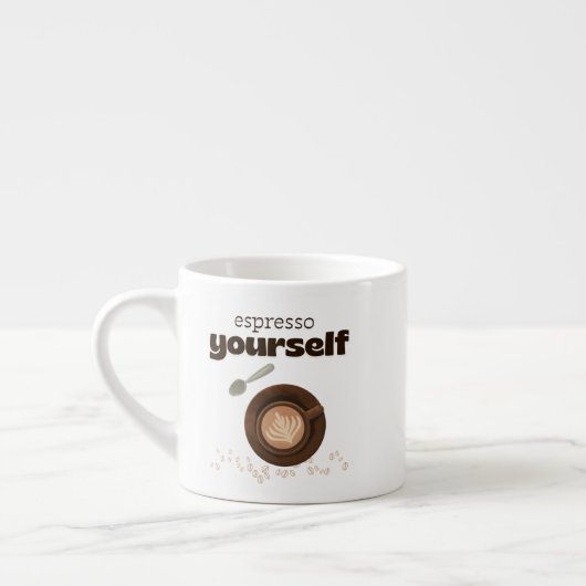 Espresso Yourself - Small Espresso Mug (Gauche)