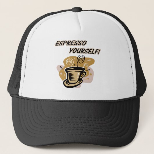 Espresso Yourself Trucker Pet (Voorkant)