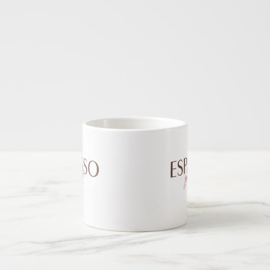 "Espresso zelf" espresso mok (Voorkant)