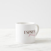 "Espresso zelf" espresso mok (Voorkant rechts)