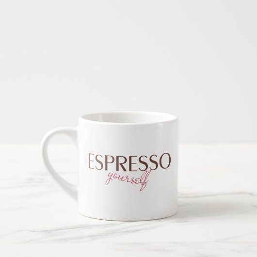 "Espresso zelf" espresso mok (Links)