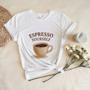 Espresso zelf Funny Coffee Lover Shirt