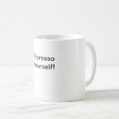 Espresso zelf! koffiemok (Voorkant rechts)