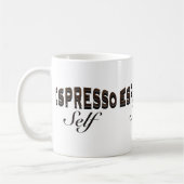 Espresso zelf koffiemok (Links)