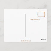 Espressobonen  koffiemolen briefkaart (Achterkant)