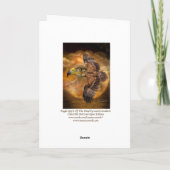 Esprit-Aigle De La Carte D'Art Du Vent (Dos)