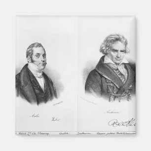 Esprit Auber en Ludwig van Beethoven Magneet