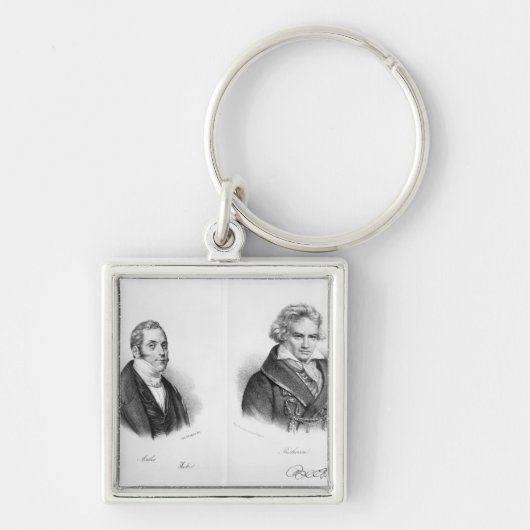 Esprit Auber en Ludwig van Beethoven Sleutelhanger (Voorkant)
