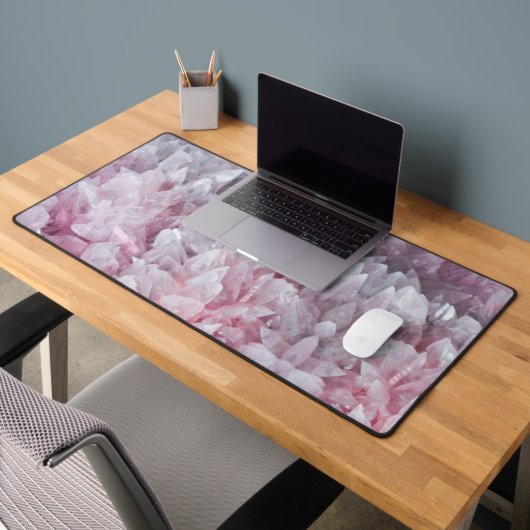 Esprit corps en quartz rose Motif d'énergie (Bureau 2)