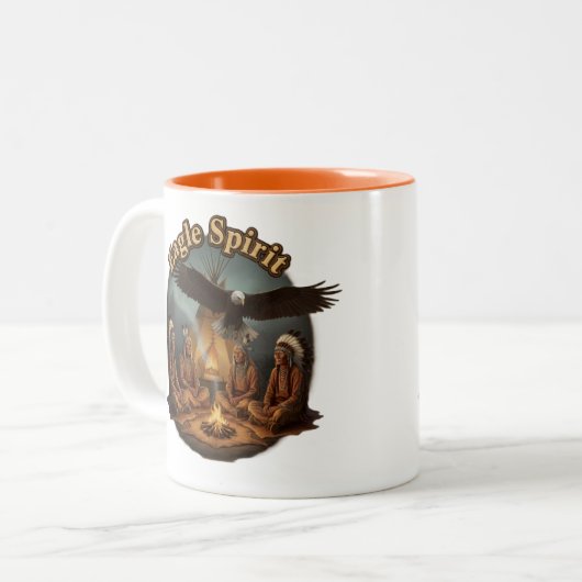 Esprit d'aigle - Mug de café (Devant gauche)