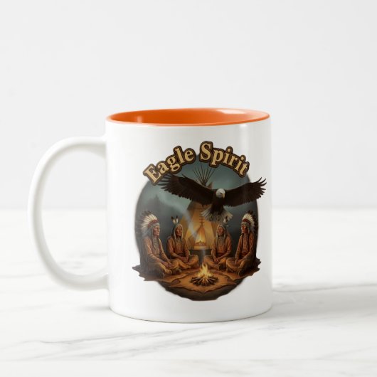 Esprit d'aigle - Mug de café (Gauche)