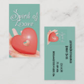 Esprit de carte de visite d'amour (Devant / Derrière)